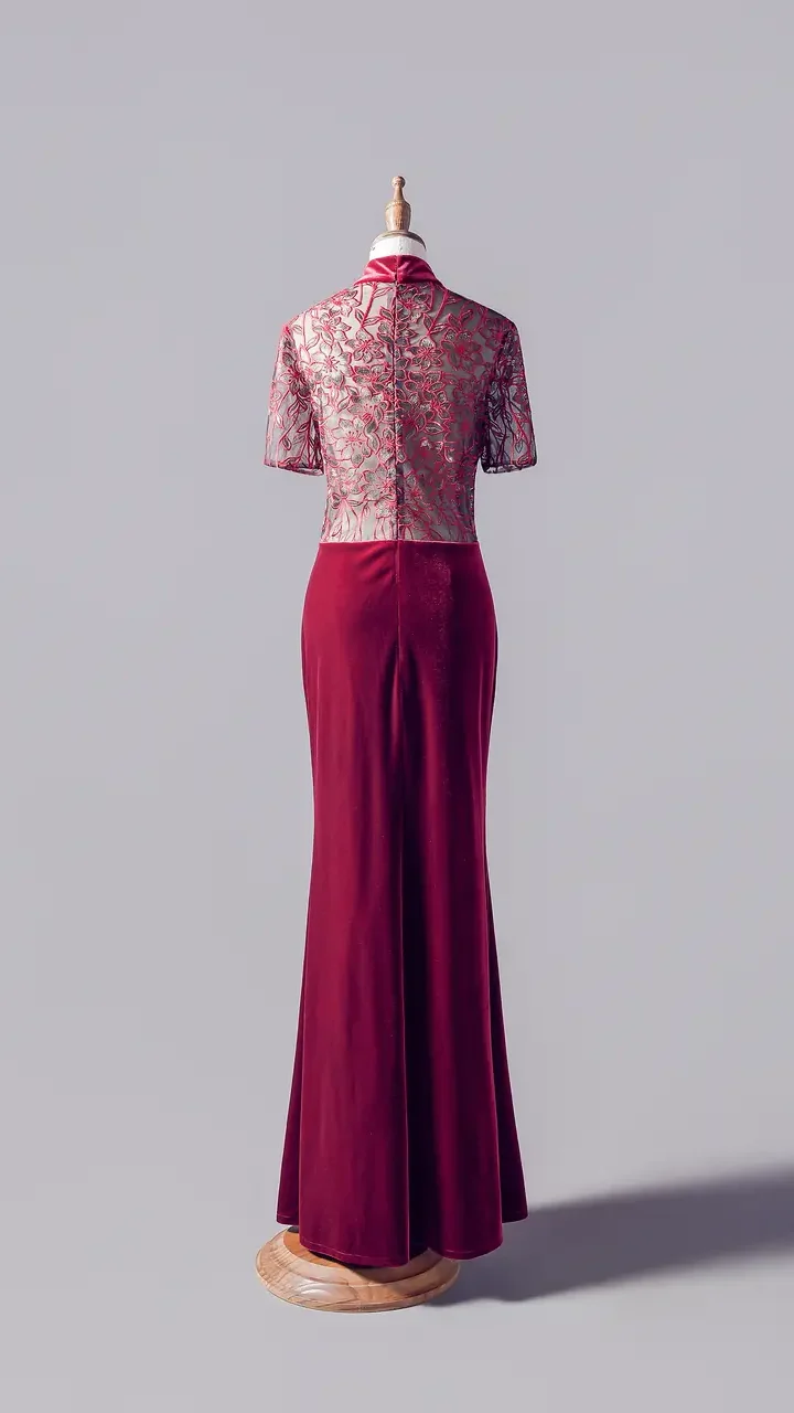 胭脂月下媽媽禮服