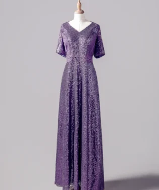 暮耀紫藤媽媽禮服