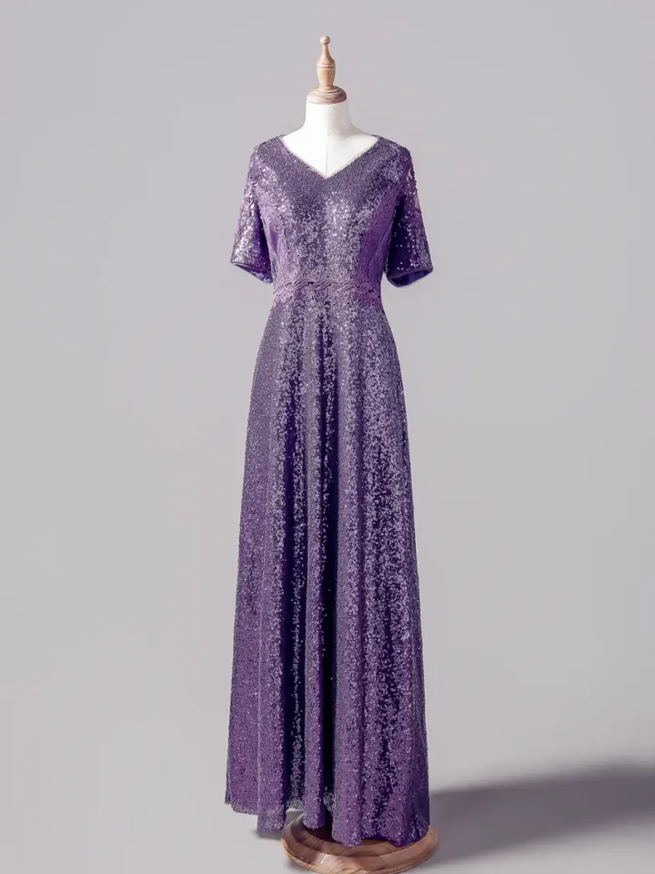 暮耀紫藤媽媽禮服