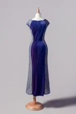 暮海深藍媽媽禮服