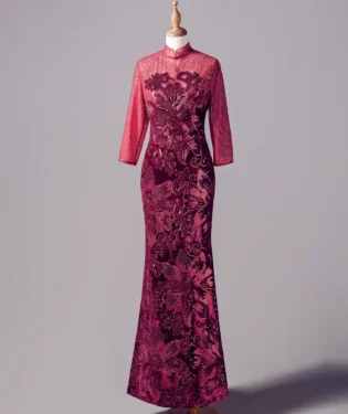 牡丹長夜媽媽禮服