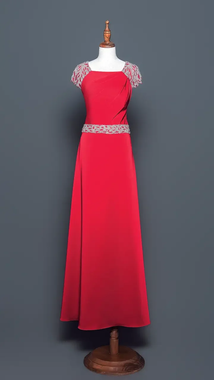 朱檀映雪媽媽禮服