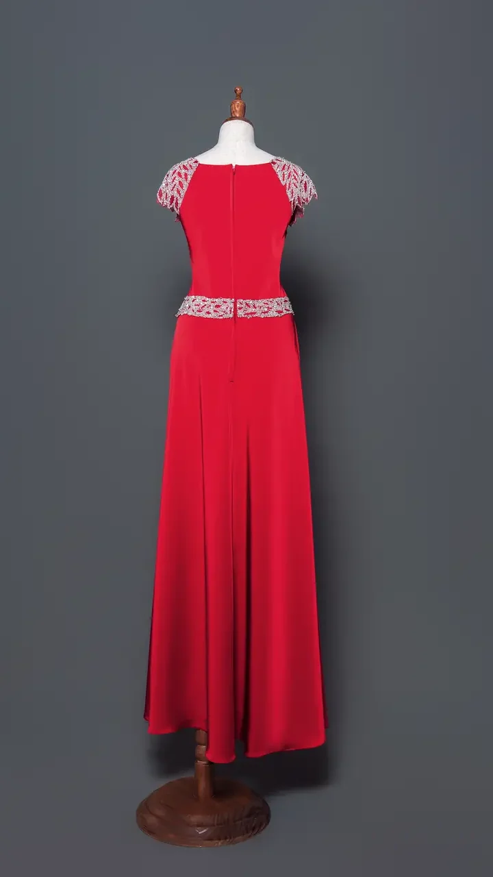 朱檀映雪媽媽禮服