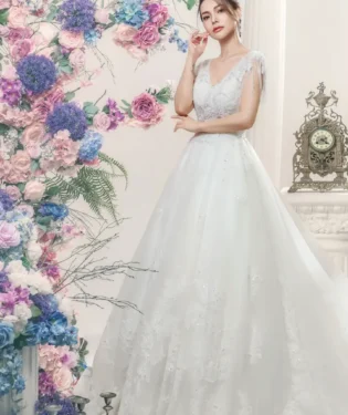 靜語庭園白紗禮服