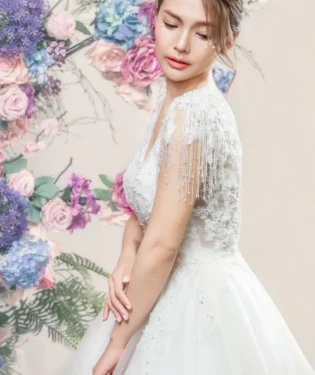 靜語庭園白紗禮服