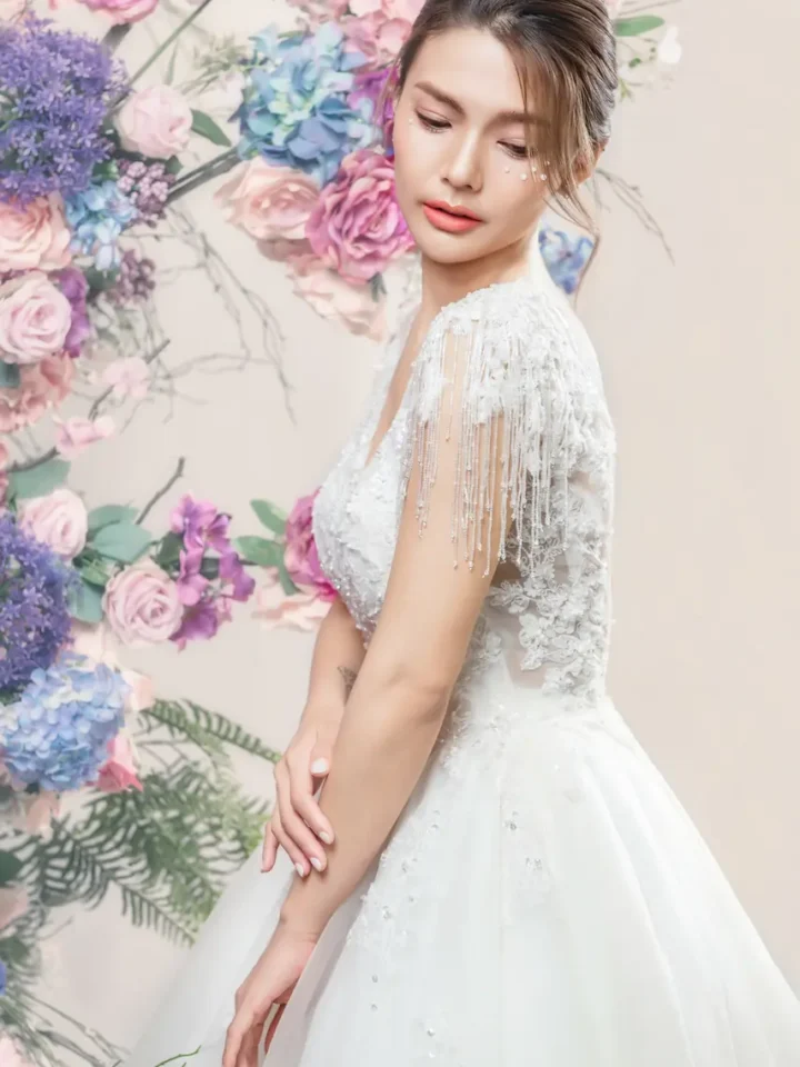 靜語庭園白紗禮服