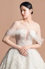沉香軌跡白紗禮服