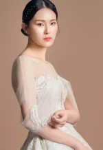 沉香軌跡白紗禮服