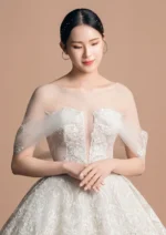 沉香軌跡白紗禮服