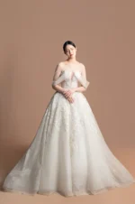 沉香軌跡白紗禮服