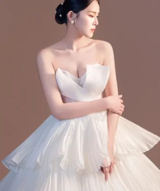絮語畫境白紗禮服