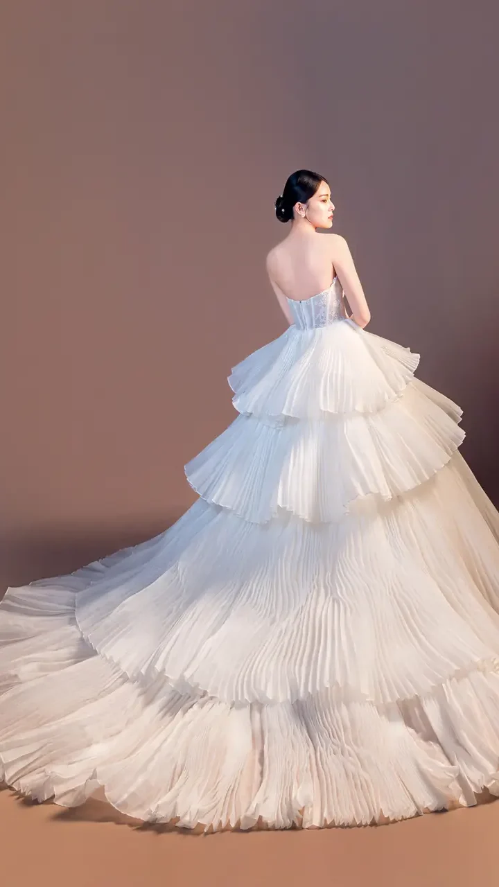 絮語畫境白紗禮服