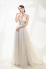 靜脈禪光白紗禮服