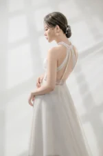 靜脈禪光白紗禮服