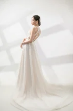 靜脈禪光白紗禮服