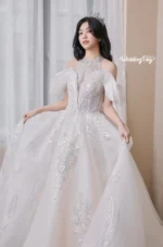 琉光祕語白紗禮服