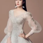 琉光靜語白紗禮服