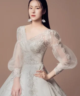 琉光靜語白紗禮服