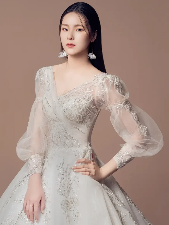 琉光靜語白紗禮服