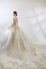 靜塔綻光白紗禮服