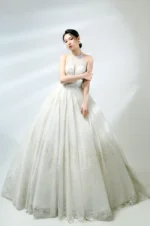 靜語之光白紗禮服