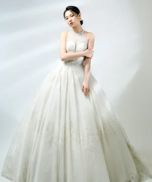 靜語之光白紗禮服