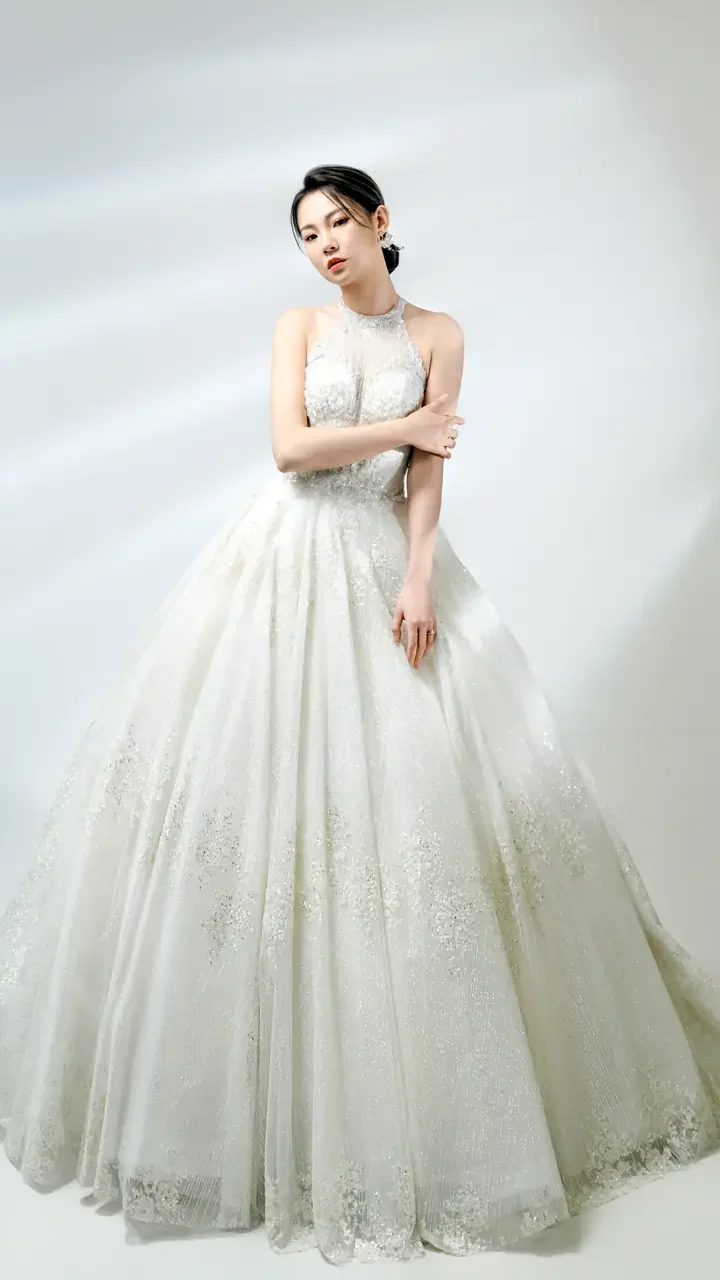 靜語之光白紗禮服