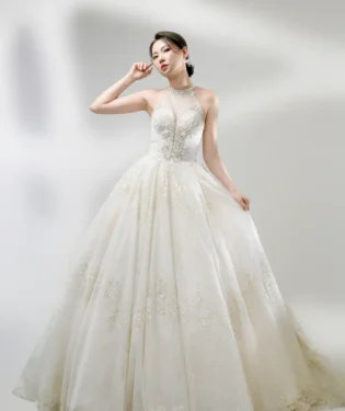 靜語之光白紗禮服