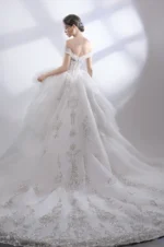 光暈庭園白紗禮服