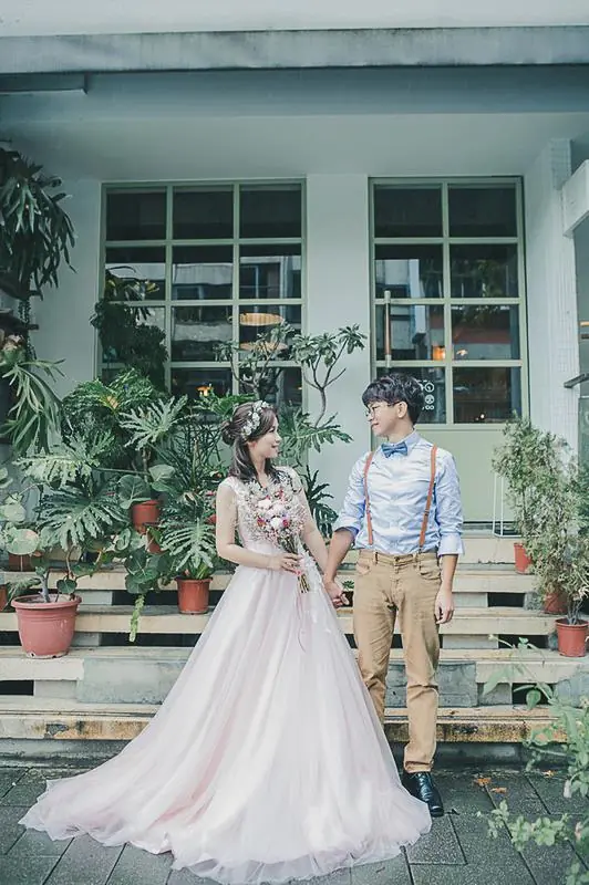 看到婚紗照後，內心瞬間尖叫