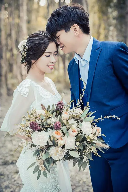 看到婚紗照後，內心瞬間尖叫